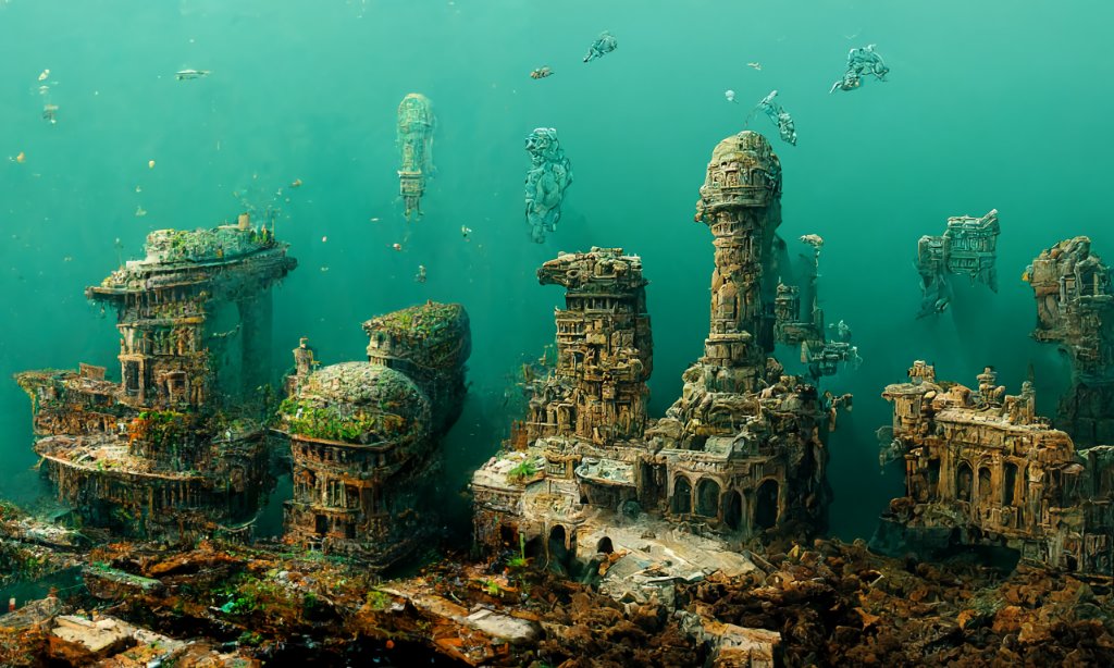 Ruined Underwater City