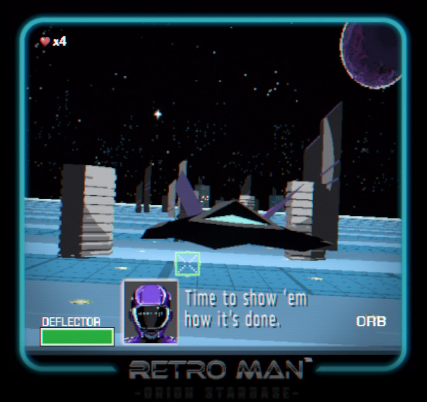Retro Man™ Level 2: Orion Starbase